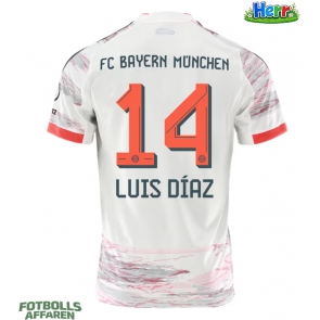 Bayern Munich Luis Diaz #14 Bortatröja 2025-26 Kortärmad